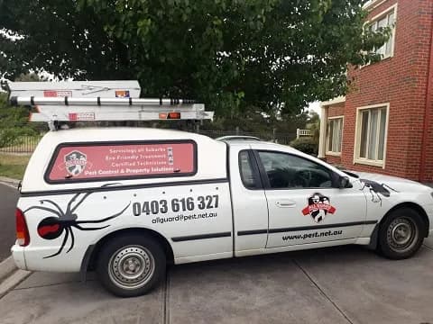 All Guard Pest Control service vehicle